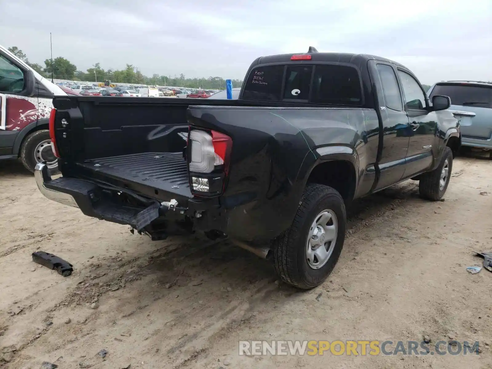 4 Photograph of a damaged car 5TFRX5GN7LX173348 TOYOTA TACOMA 2020