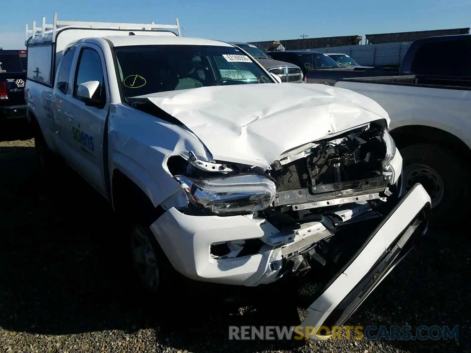 1 Photograph of a damaged car 5TFRX5GN7LX175536 TOYOTA TACOMA 2020