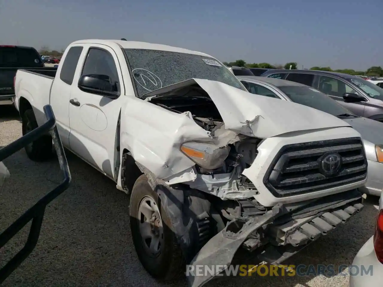 1 Photograph of a damaged car 5TFRX5GN7LX177576 TOYOTA TACOMA 2020