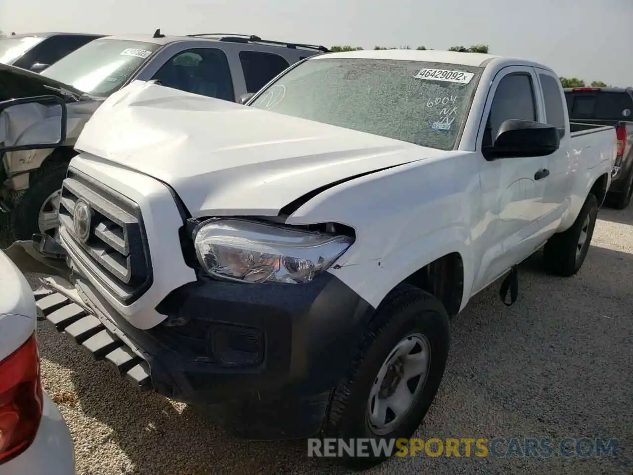 2 Photograph of a damaged car 5TFRX5GN7LX177576 TOYOTA TACOMA 2020