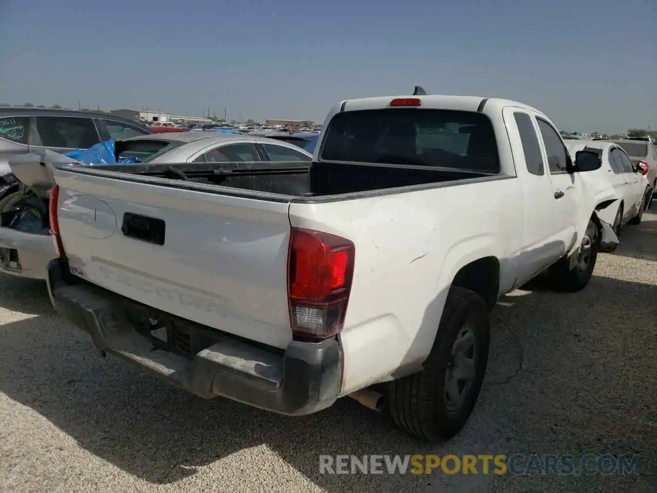 4 Photograph of a damaged car 5TFRX5GN7LX177576 TOYOTA TACOMA 2020