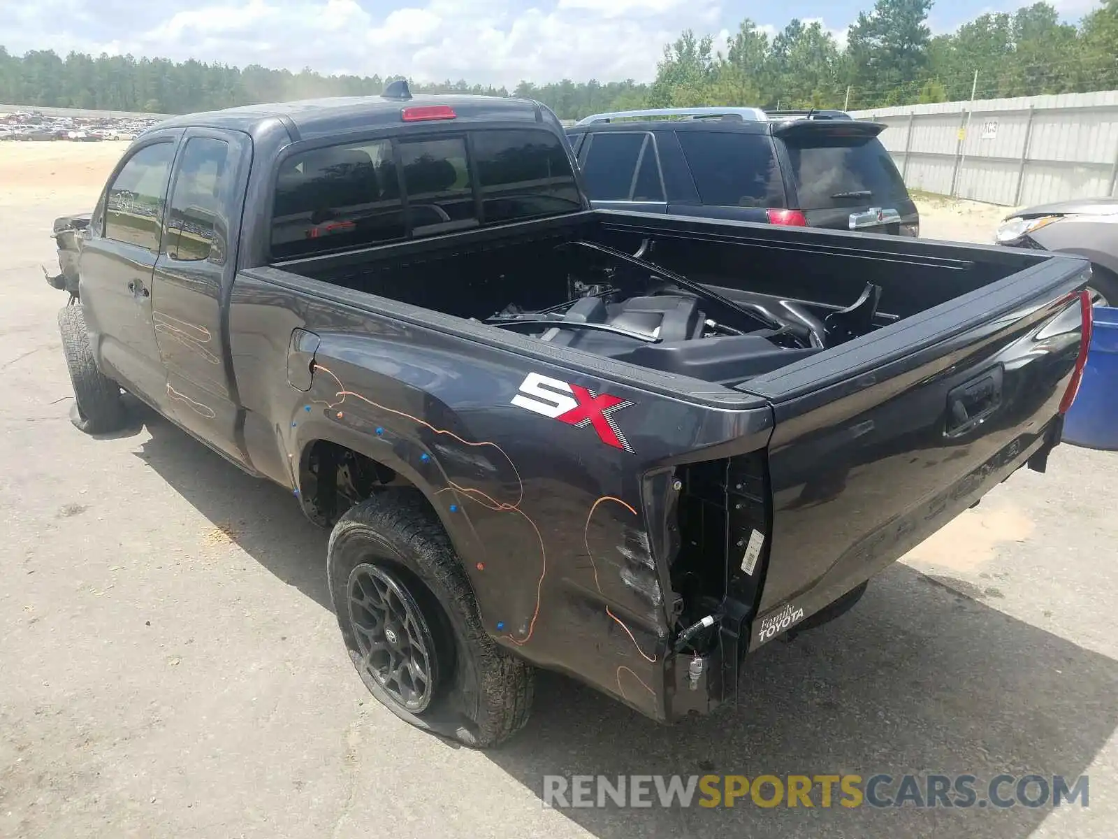 3 Photograph of a damaged car 5TFRX5GN7LX177898 TOYOTA TACOMA 2020