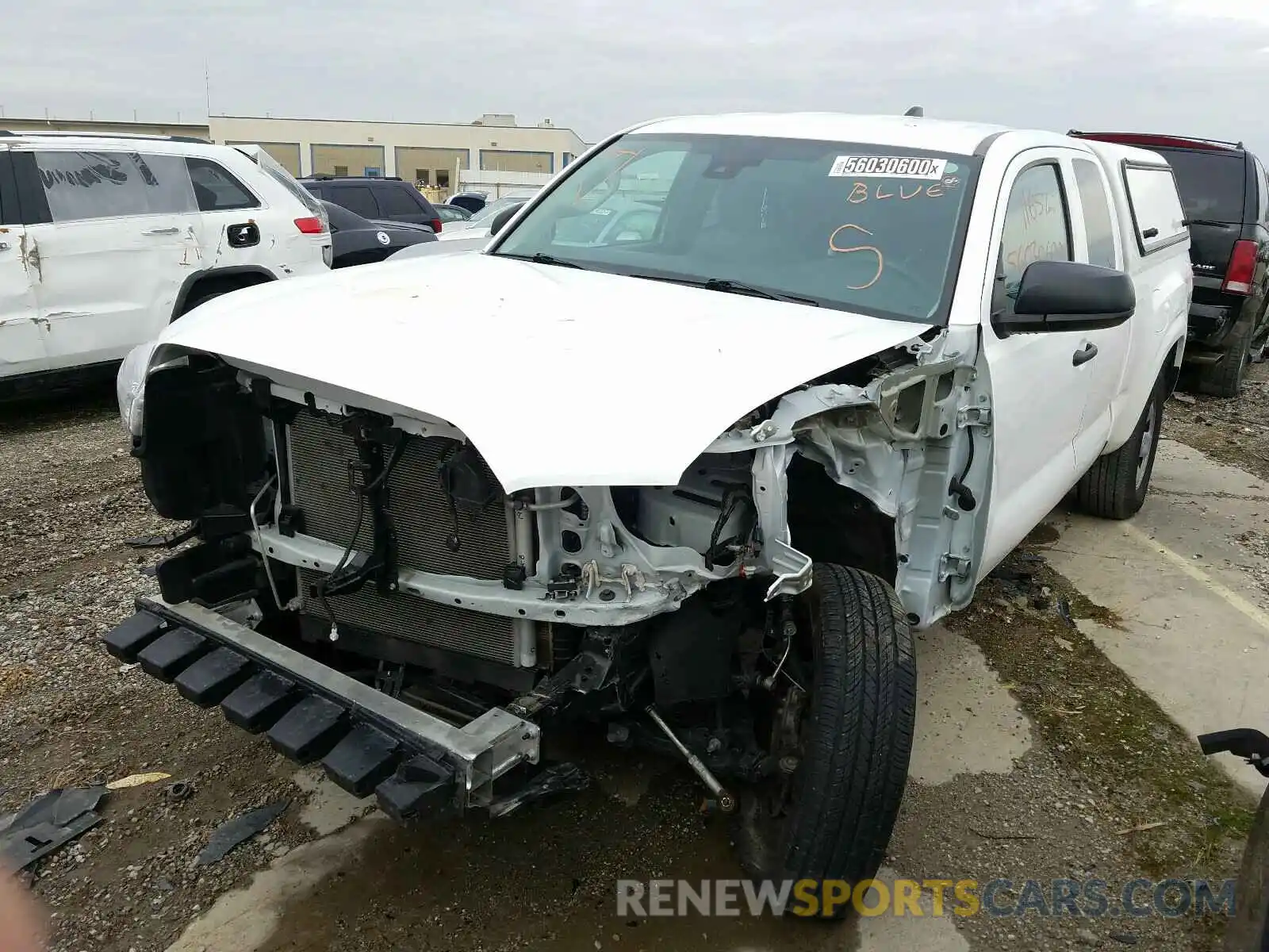 2 Photograph of a damaged car 5TFRX5GN7LX177965 TOYOTA TACOMA 2020