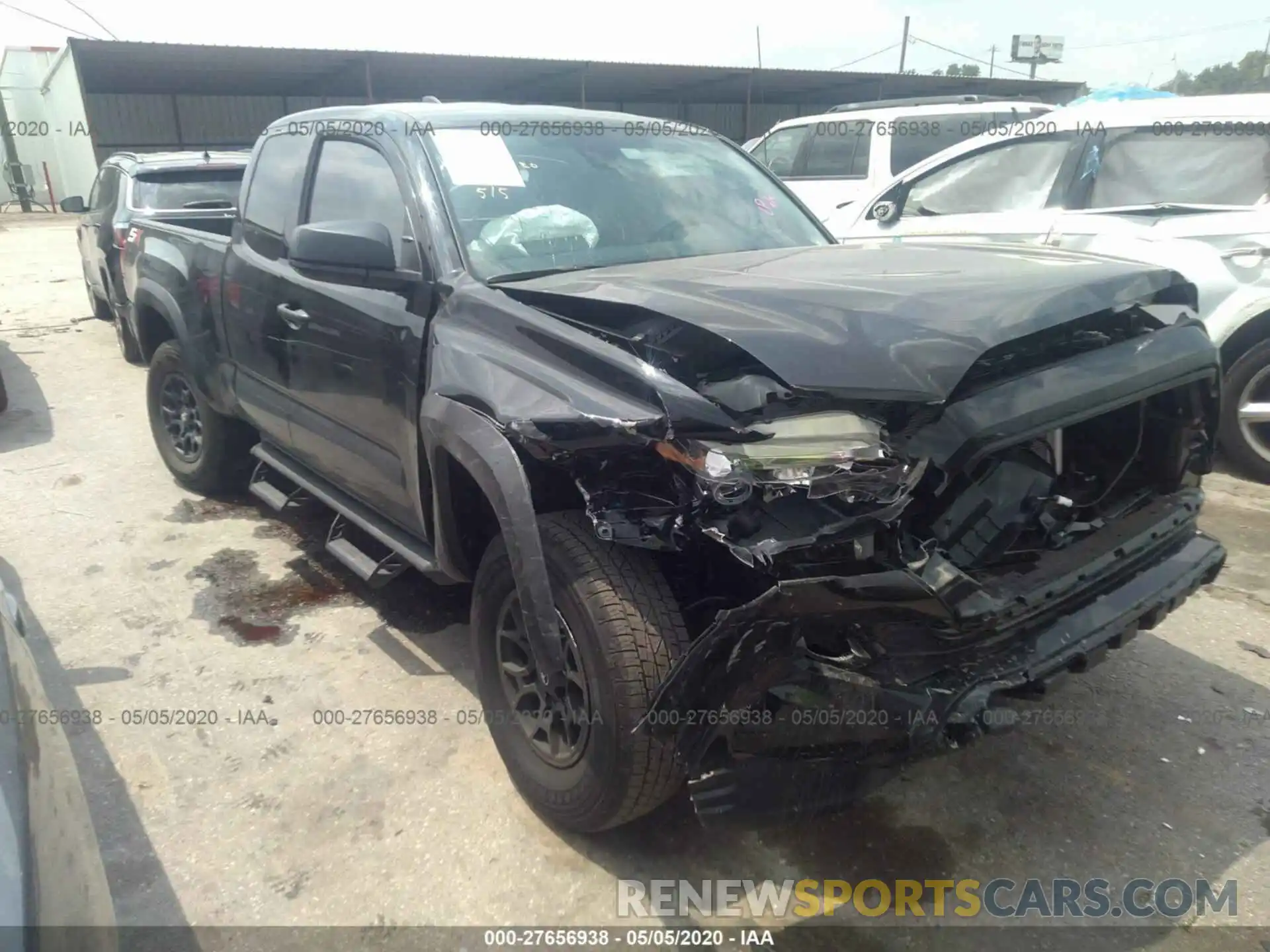 1 Photograph of a damaged car 5TFRX5GN7LX178338 TOYOTA TACOMA 2020