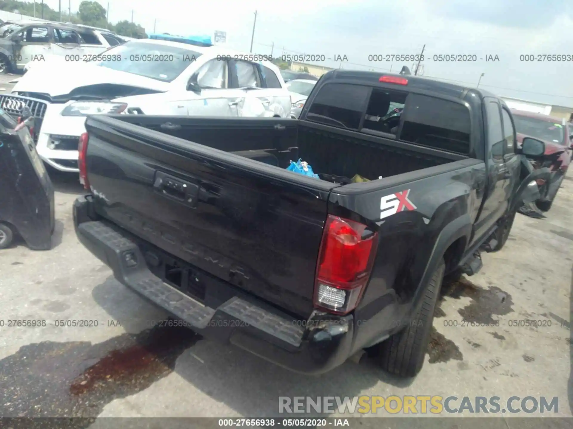 4 Фотография поврежденного автомобиля 5TFRX5GN7LX178338 TOYOTA TACOMA 2020