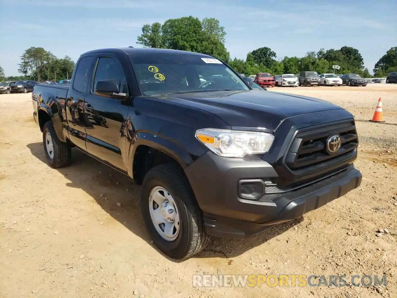 1 Photograph of a damaged car 5TFRX5GN8LX166442 TOYOTA TACOMA 2020