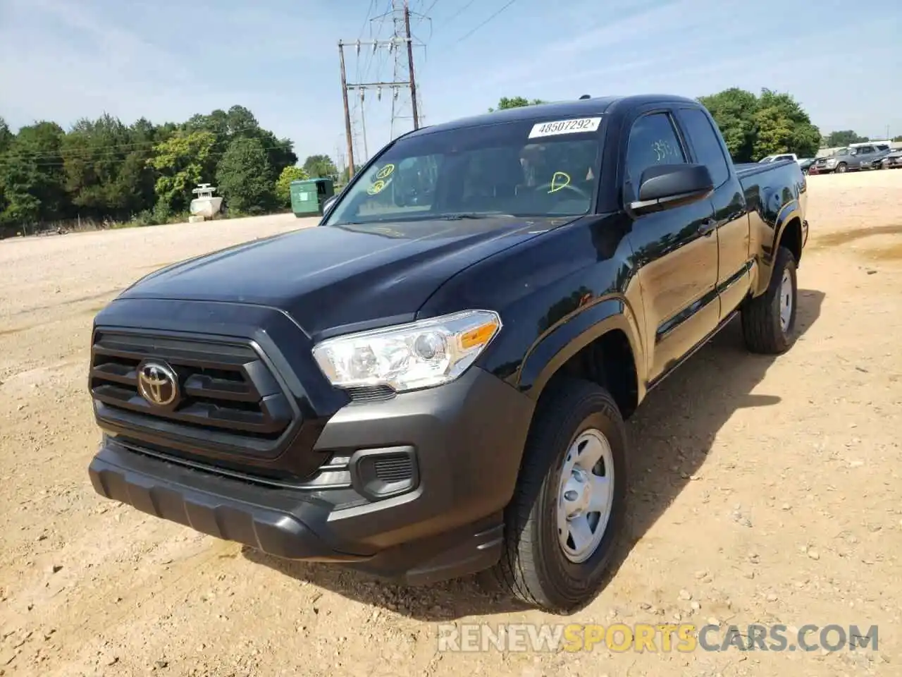 2 Photograph of a damaged car 5TFRX5GN8LX166442 TOYOTA TACOMA 2020