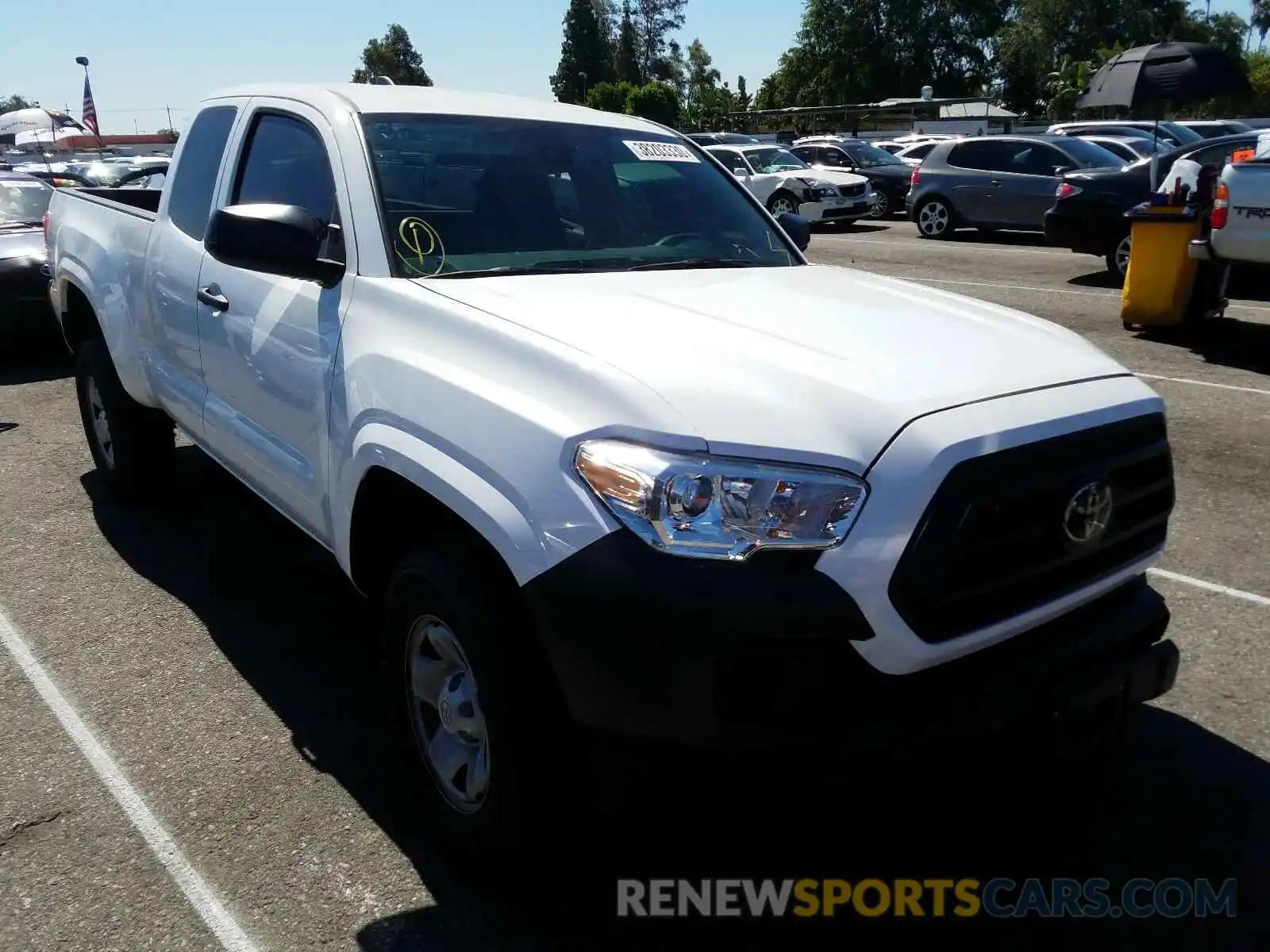 1 Photograph of a damaged car 5TFRX5GN8LX168482 TOYOTA TACOMA 2020