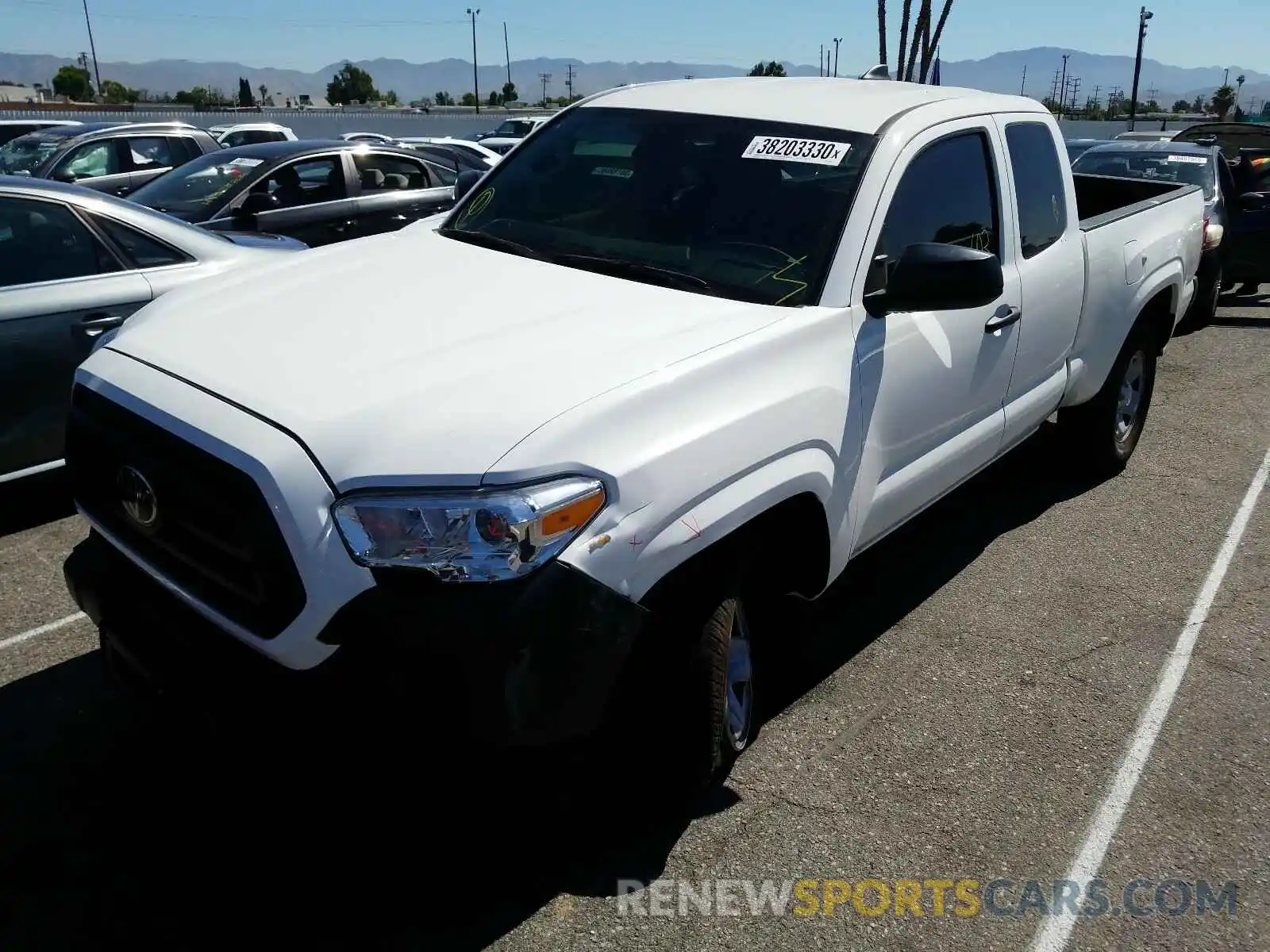 2 Photograph of a damaged car 5TFRX5GN8LX168482 TOYOTA TACOMA 2020