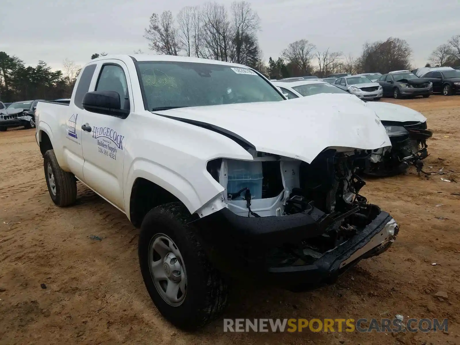 1 Photograph of a damaged car 5TFRX5GN8LX173682 TOYOTA TACOMA 2020