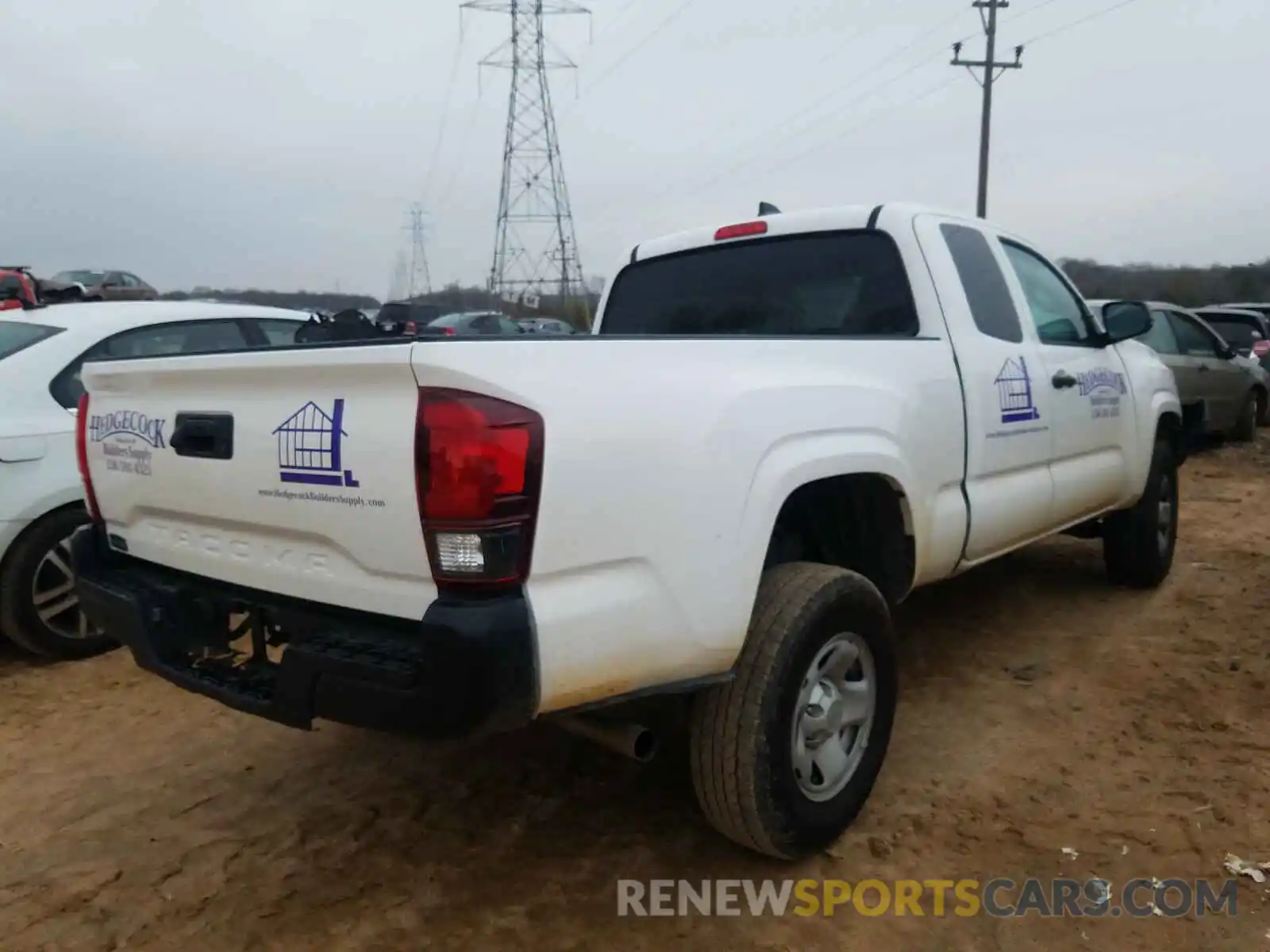 4 Photograph of a damaged car 5TFRX5GN8LX173682 TOYOTA TACOMA 2020