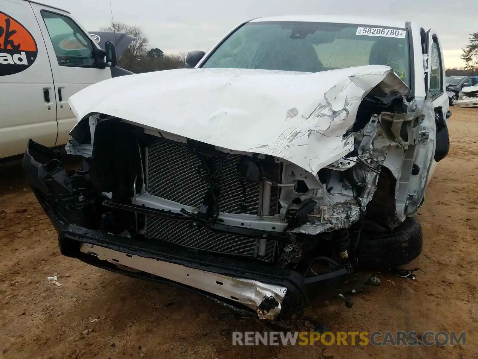 9 Photograph of a damaged car 5TFRX5GN8LX173682 TOYOTA TACOMA 2020