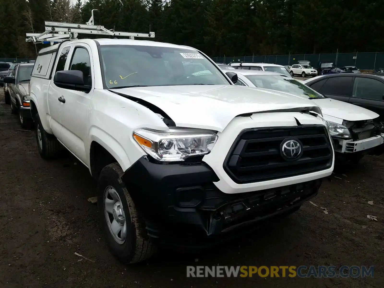 1 Photograph of a damaged car 5TFRX5GN9LX165607 TOYOTA TACOMA 2020