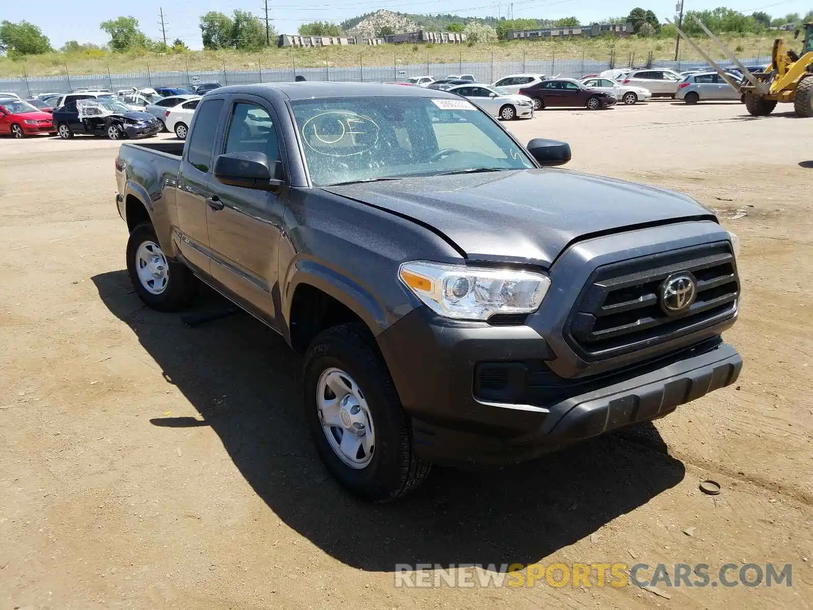 1 Photograph of a damaged car 5TFRX5GN9LX165753 TOYOTA TACOMA 2020