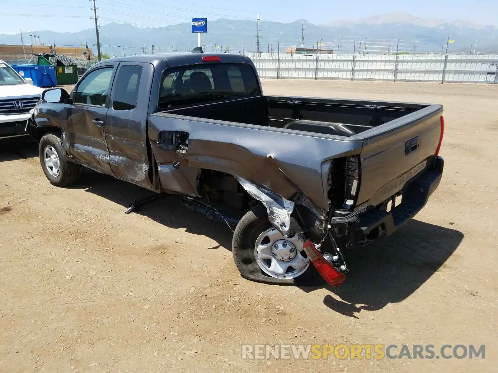 3 Photograph of a damaged car 5TFRX5GN9LX165753 TOYOTA TACOMA 2020