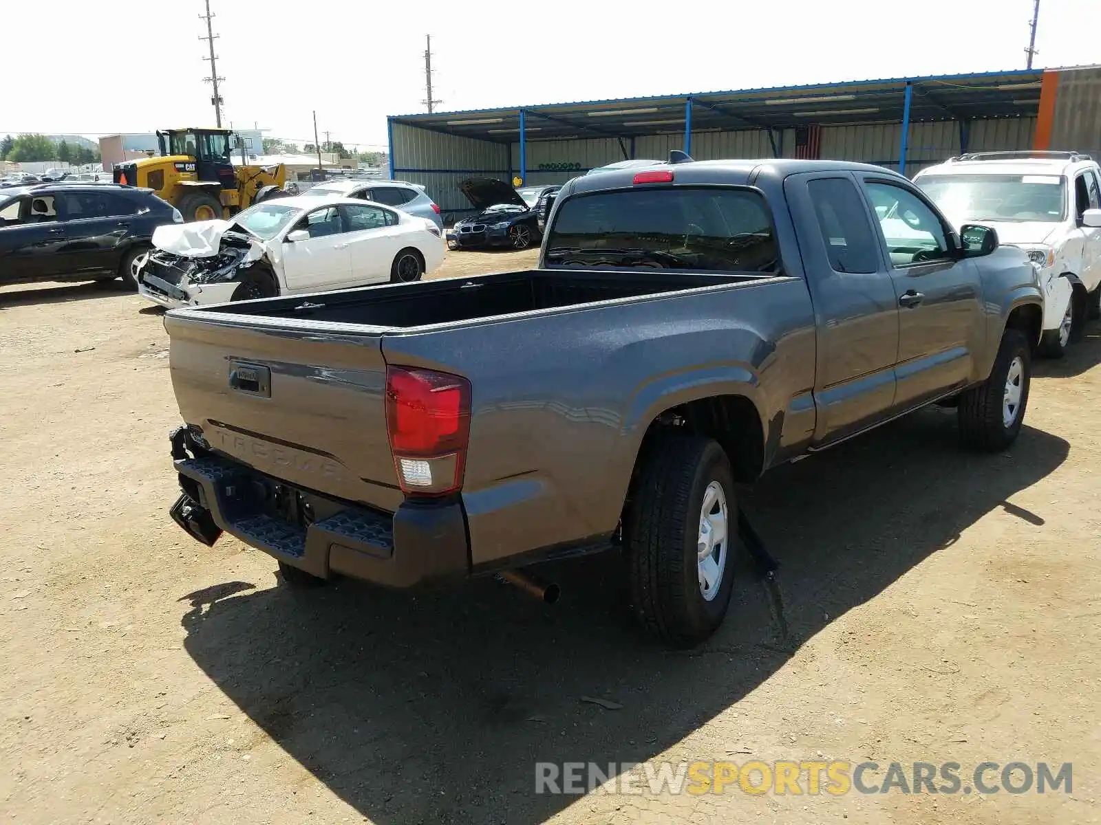 4 Photograph of a damaged car 5TFRX5GN9LX165753 TOYOTA TACOMA 2020