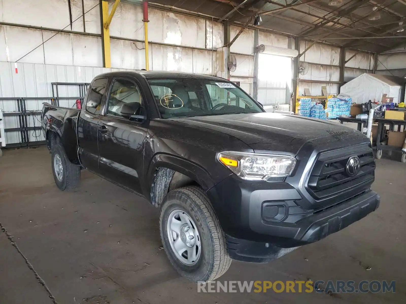 1 Photograph of a damaged car 5TFRX5GN9LX167664 TOYOTA TACOMA 2020