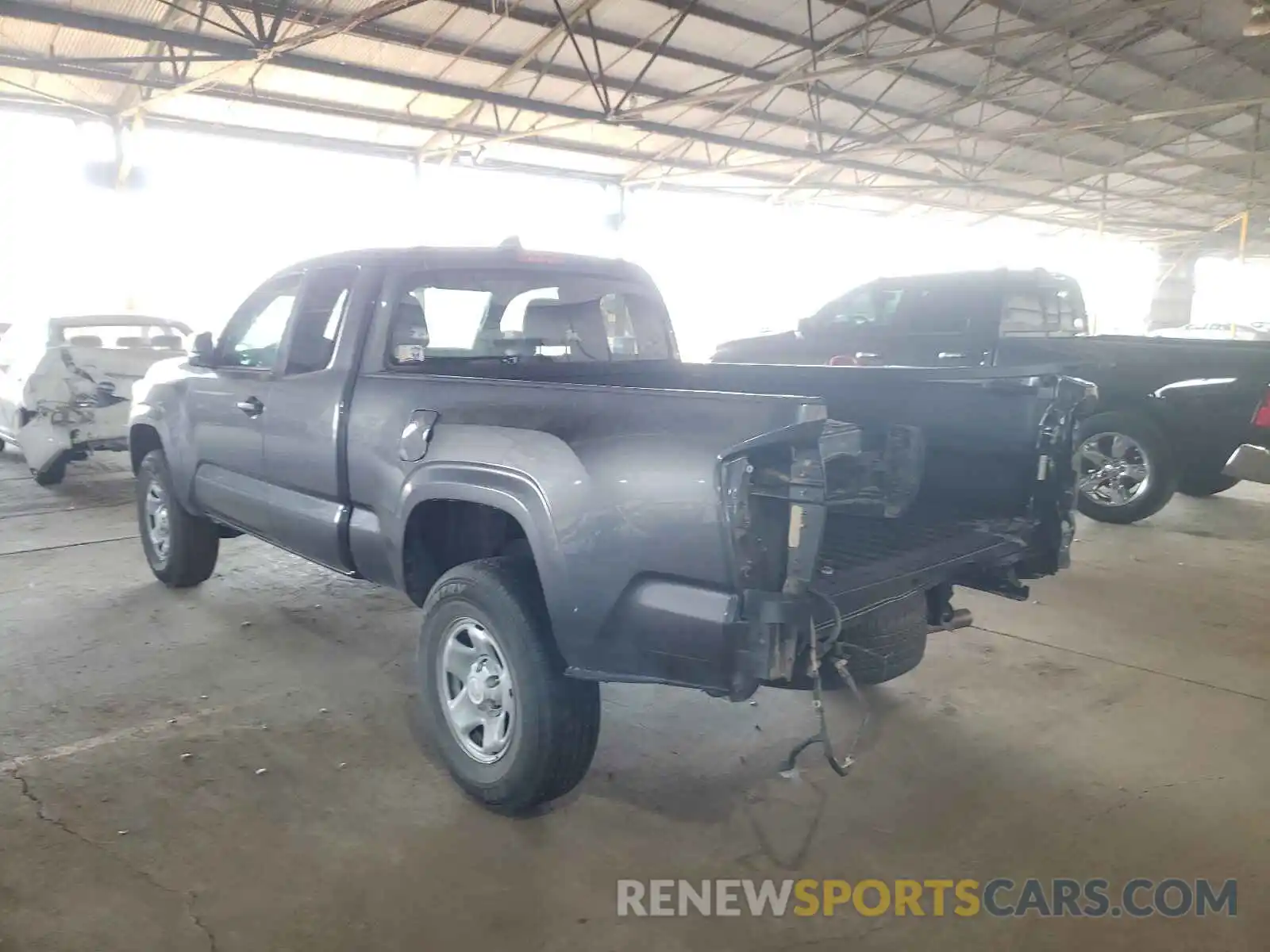 3 Photograph of a damaged car 5TFRX5GN9LX167664 TOYOTA TACOMA 2020