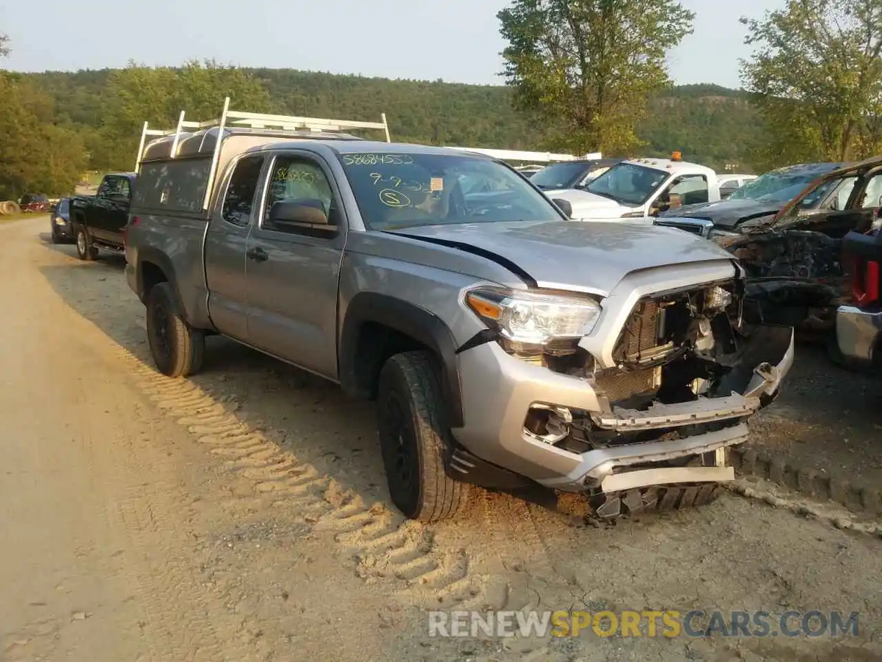 1 Photograph of a damaged car 5TFRX5GN9LX167955 TOYOTA TACOMA 2020