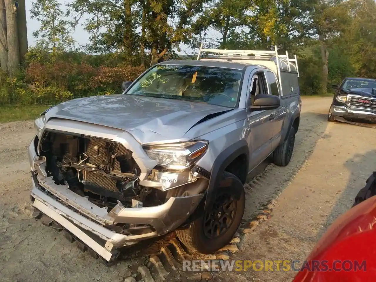 2 Photograph of a damaged car 5TFRX5GN9LX167955 TOYOTA TACOMA 2020