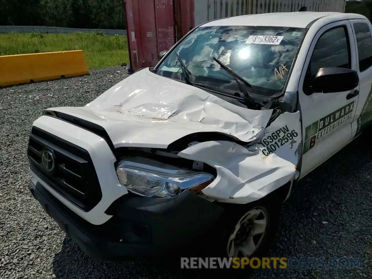 9 Photograph of a damaged car 5TFRX5GN9LX173710 TOYOTA TACOMA 2020