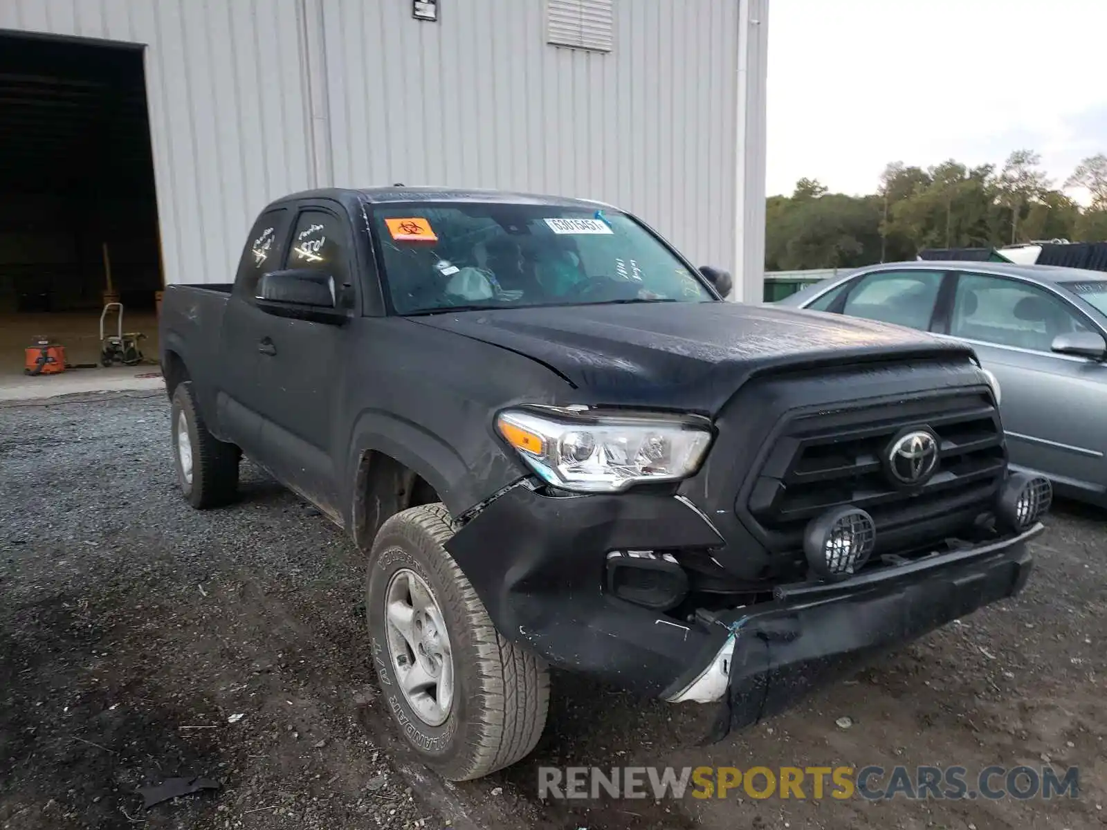 1 Photograph of a damaged car 5TFRX5GN9LX173853 TOYOTA TACOMA 2020