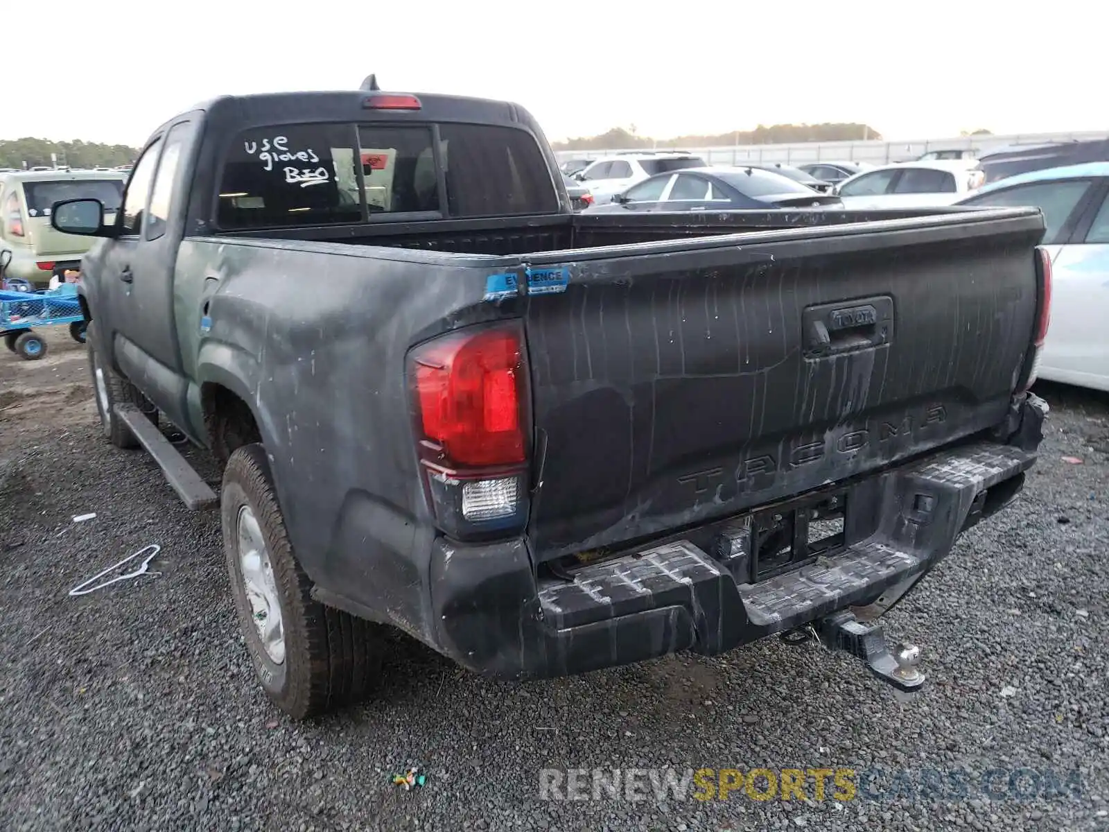 3 Photograph of a damaged car 5TFRX5GN9LX173853 TOYOTA TACOMA 2020