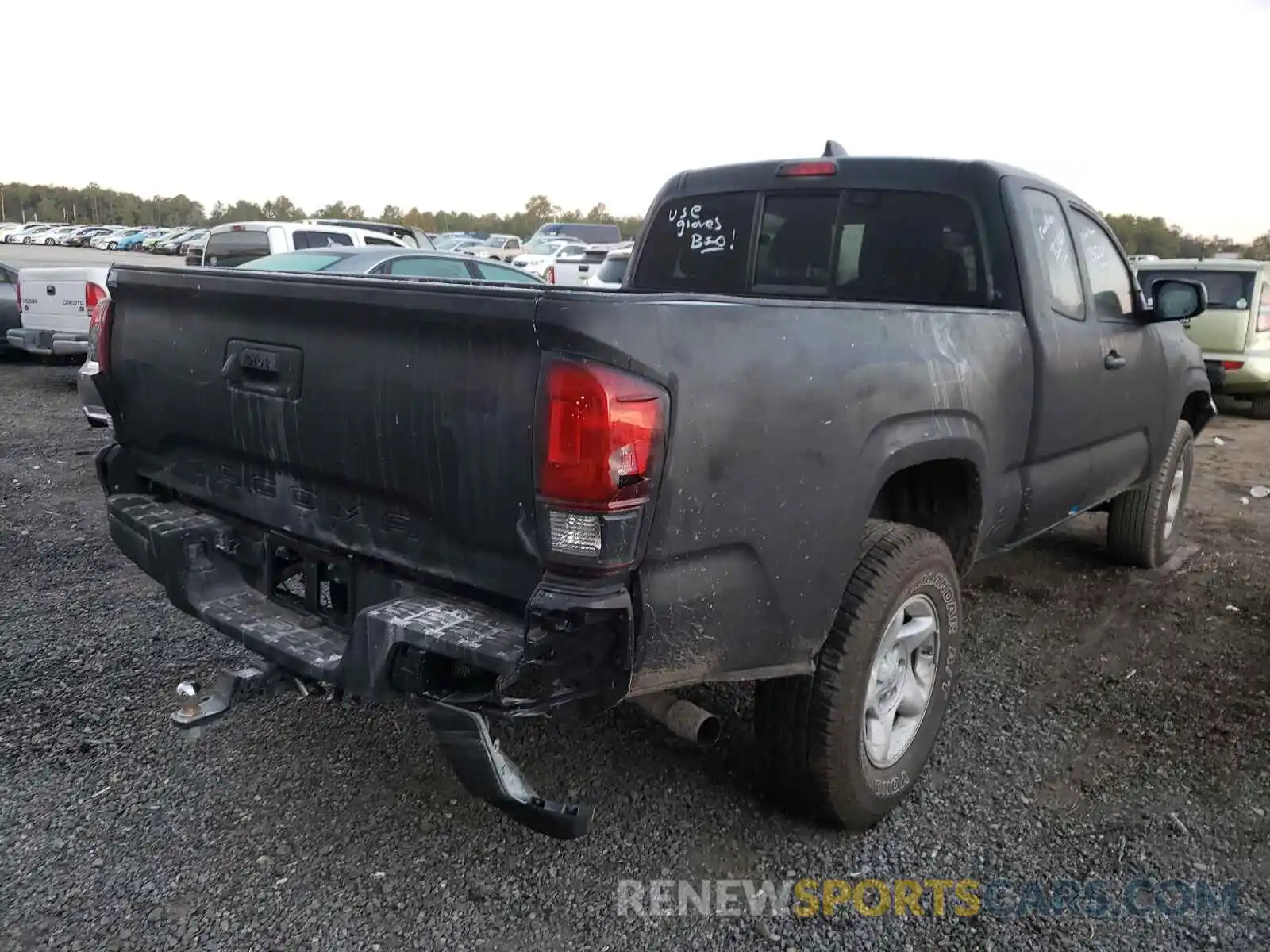 4 Photograph of a damaged car 5TFRX5GN9LX173853 TOYOTA TACOMA 2020