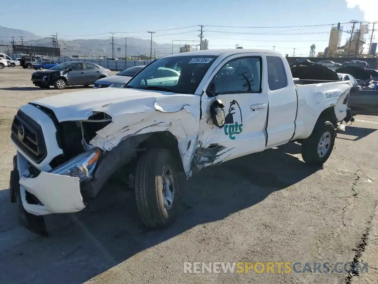 1 Photograph of a damaged car 5TFRX5GN9LX178261 TOYOTA TACOMA 2020