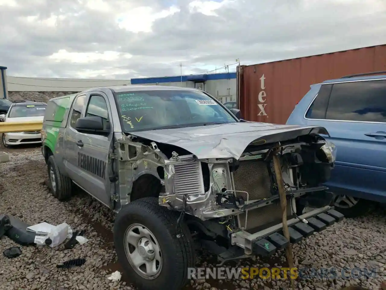 1 Photograph of a damaged car 5TFRX5GN9LX178793 TOYOTA TACOMA 2020