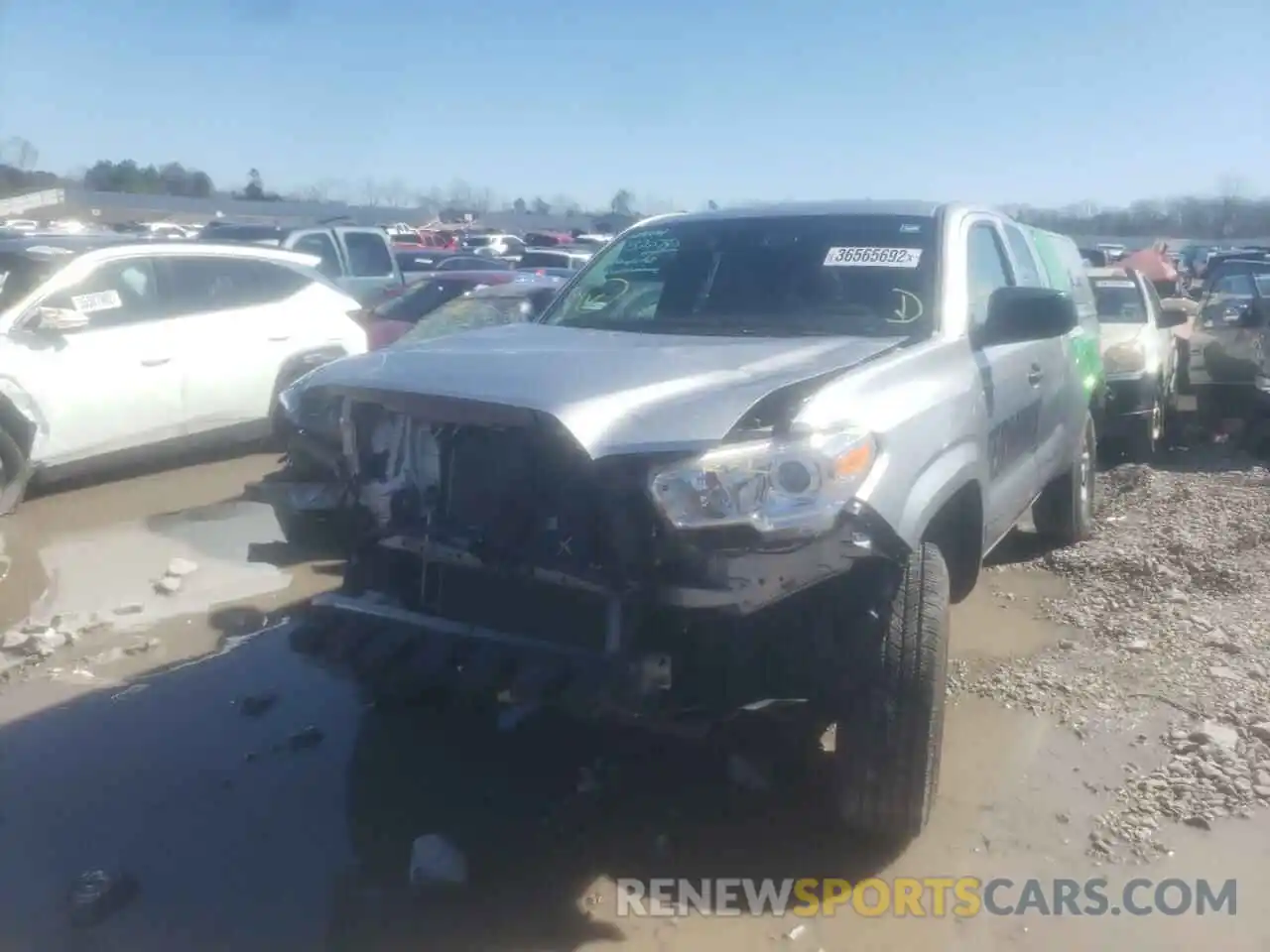 2 Photograph of a damaged car 5TFRX5GN9LX178793 TOYOTA TACOMA 2020