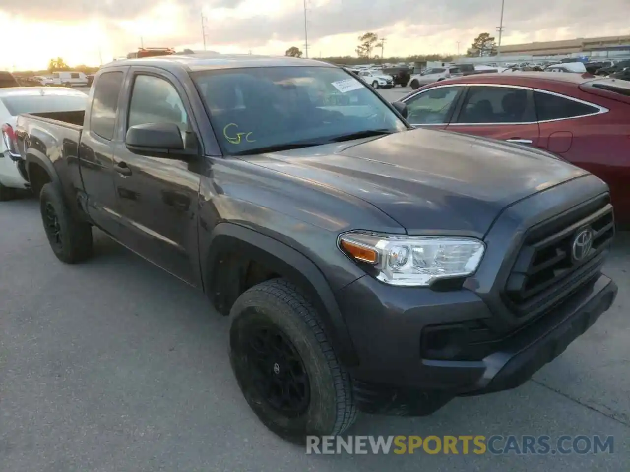 1 Photograph of a damaged car 5TFRX5GNXLX180102 TOYOTA TACOMA 2020