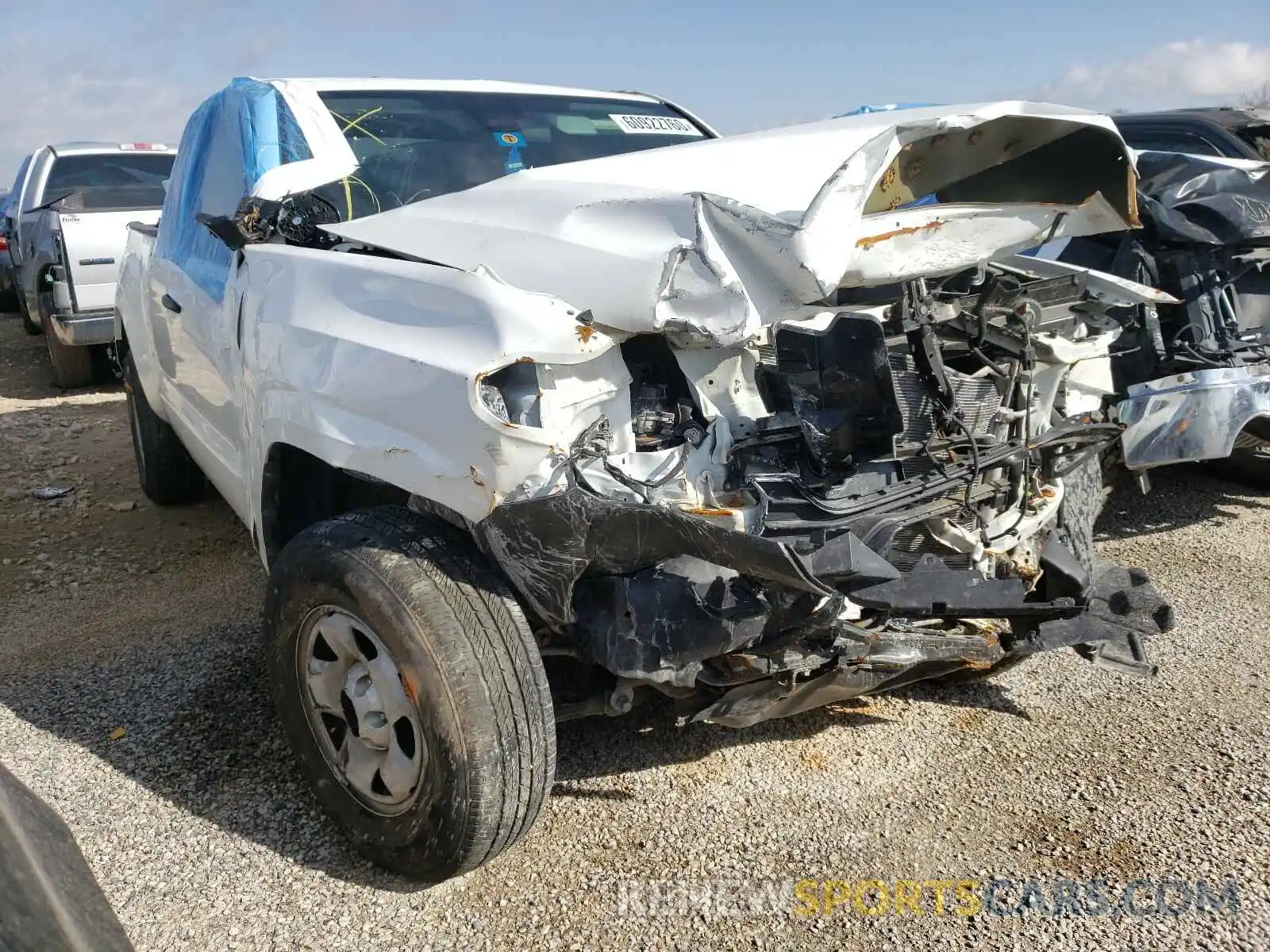 1 Photograph of a damaged car 5TFRX5GNXLX182223 TOYOTA TACOMA 2020