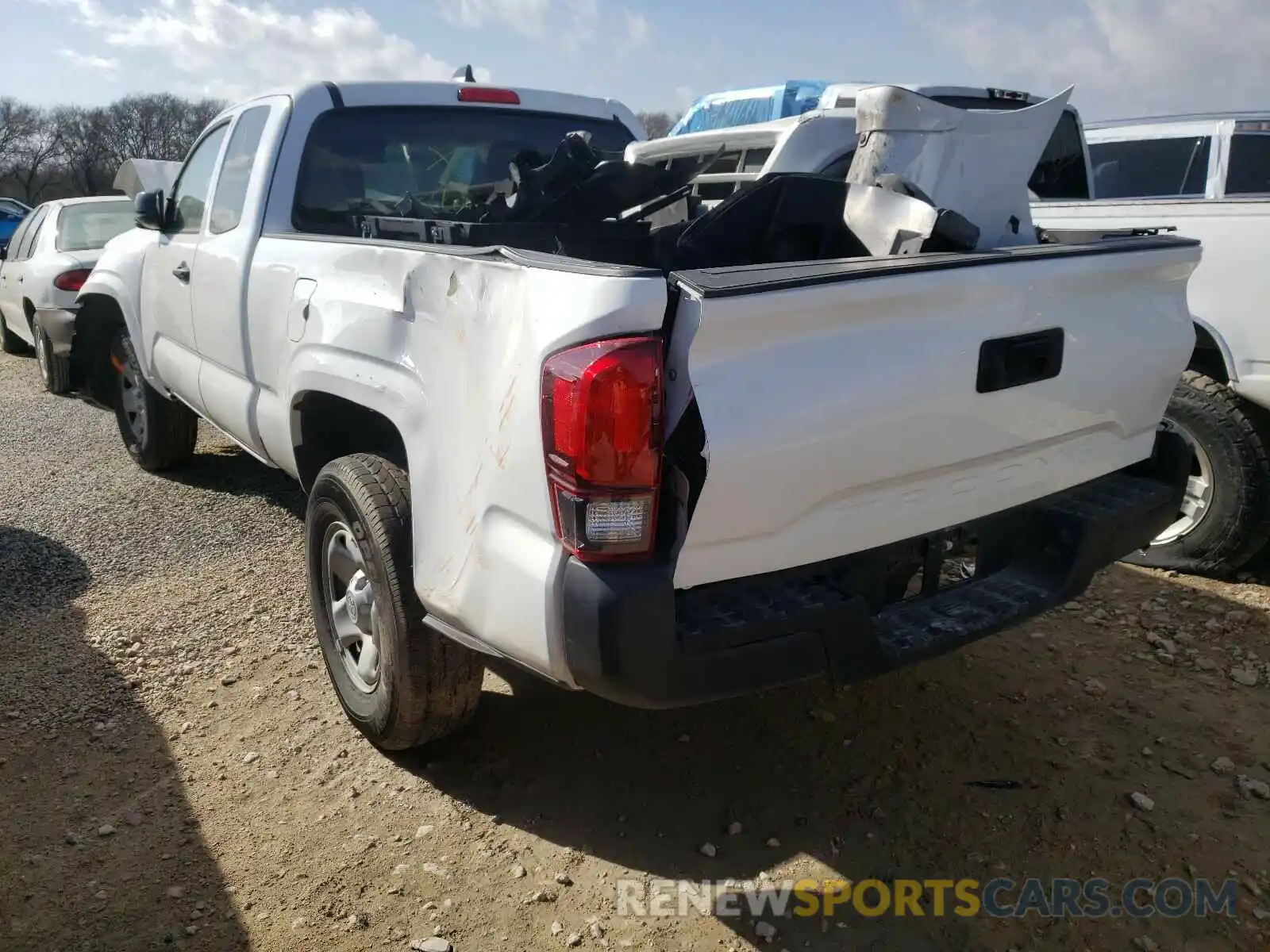 3 Photograph of a damaged car 5TFRX5GNXLX182223 TOYOTA TACOMA 2020