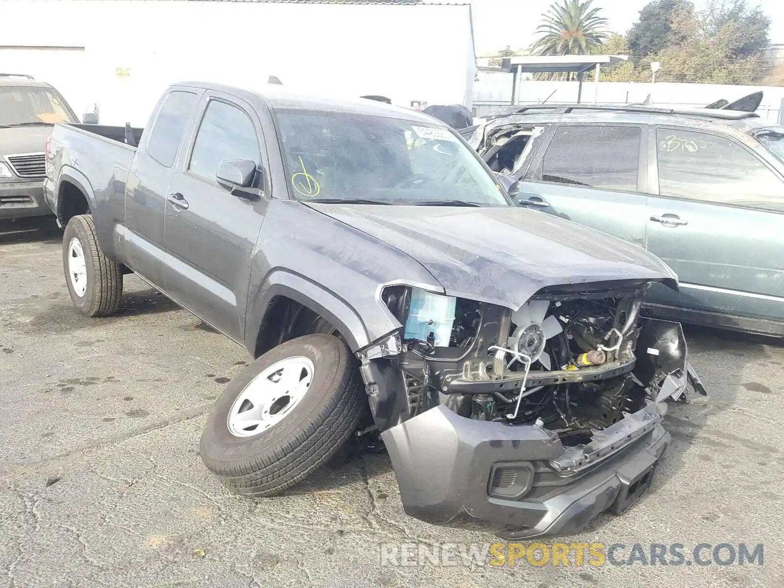 1 Photograph of a damaged car 5TFRX5GNXLX182982 TOYOTA TACOMA 2020