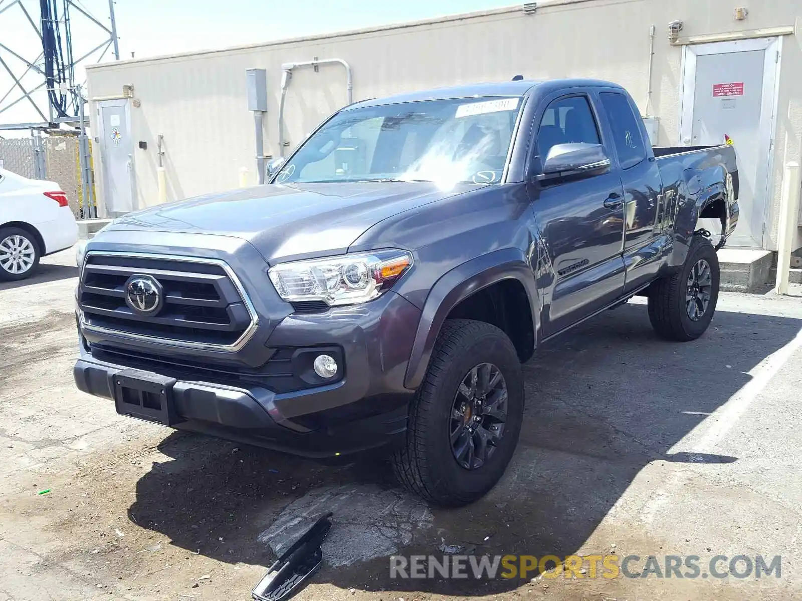 2 Photograph of a damaged car 5TFRZ5CN3LX087647 TOYOTA TACOMA 2020