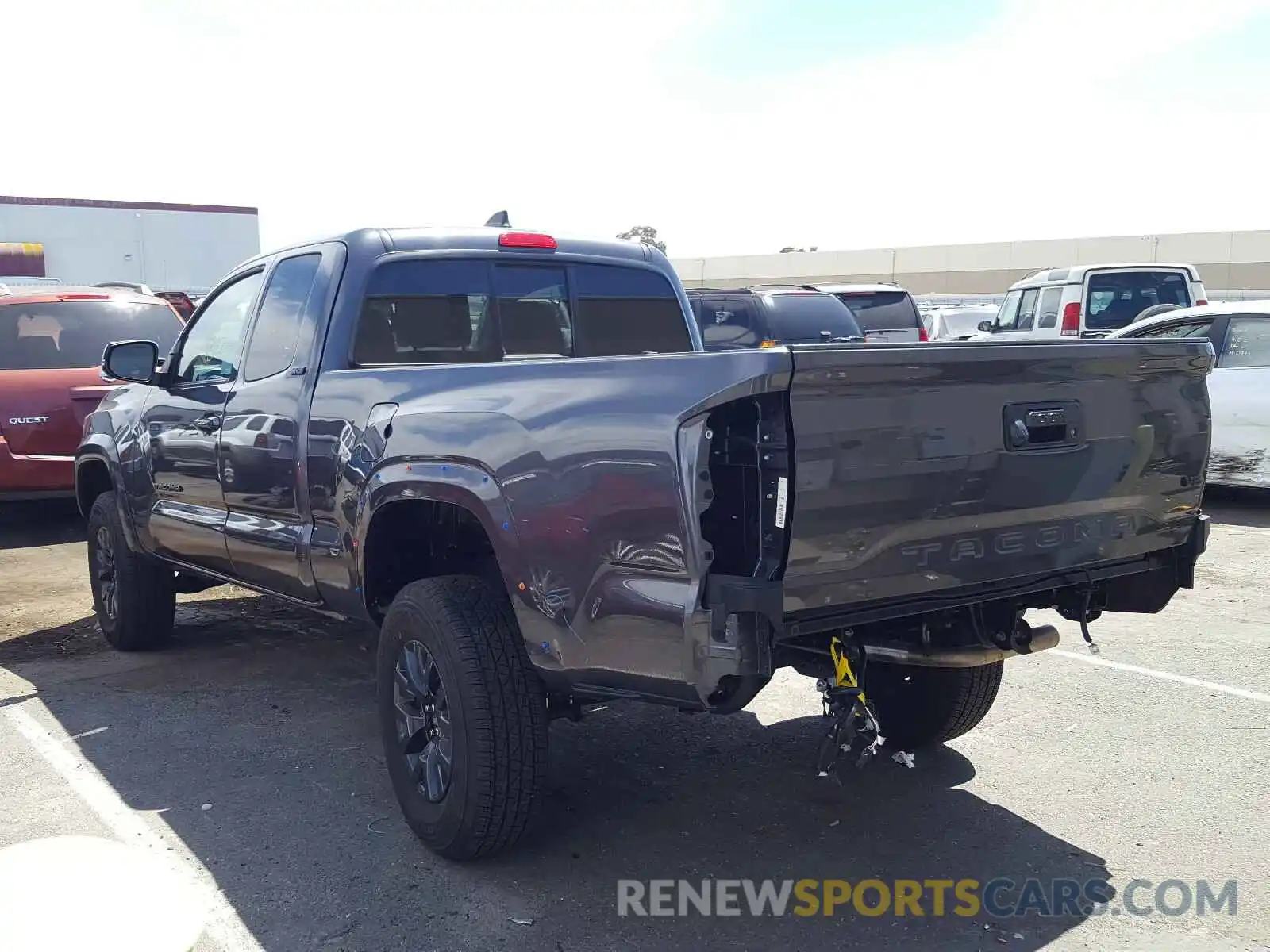 3 Photograph of a damaged car 5TFRZ5CN3LX087647 TOYOTA TACOMA 2020