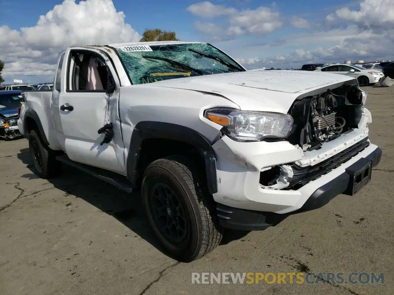 1 Photograph of a damaged car 5TFRZ5CN5LX089691 TOYOTA TACOMA 2020