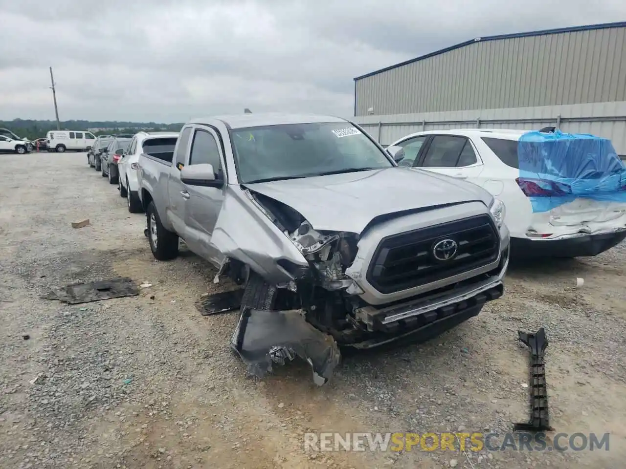 1 Photograph of a damaged car 5TFRZ5CN6LX090221 TOYOTA TACOMA 2020