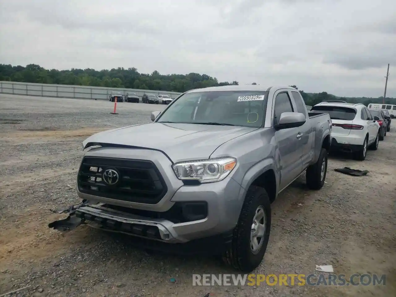 2 Photograph of a damaged car 5TFRZ5CN6LX090221 TOYOTA TACOMA 2020