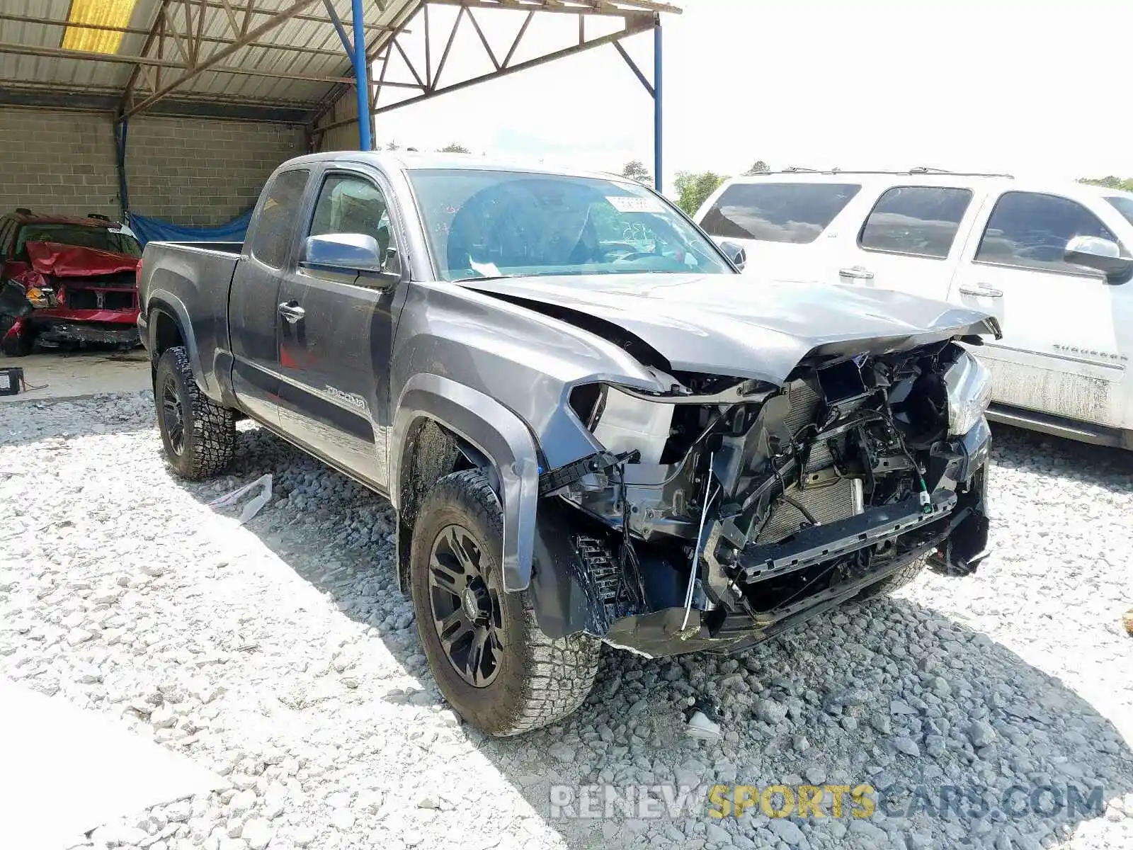 1 Photograph of a damaged car 5TFRZ5CN8LX088096 TOYOTA TACOMA 2020