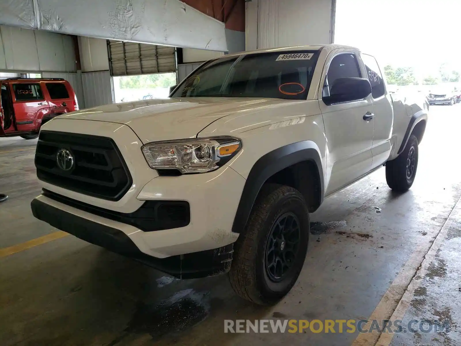 2 Photograph of a damaged car 5TFRZ5CN8LX091242 TOYOTA TACOMA 2020