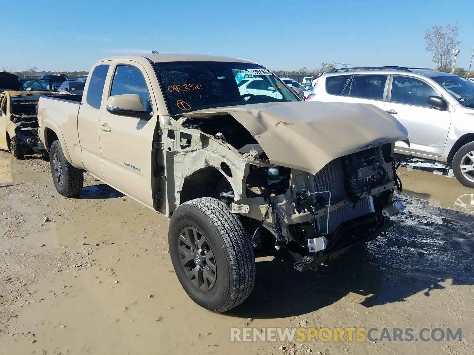 1 Photograph of a damaged car 5TFRZ5CNXLX092330 TOYOTA TACOMA 2020