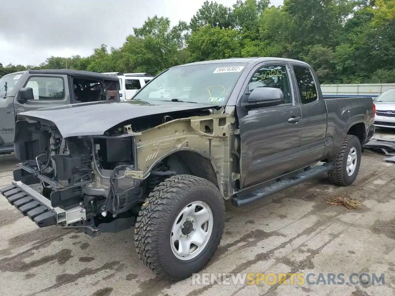 2 Photograph of a damaged car 5TFSX5EN0LX071099 TOYOTA TACOMA 2020