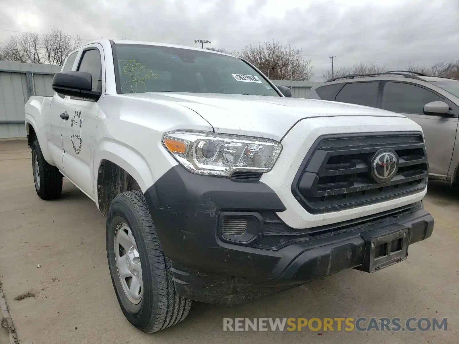 1 Photograph of a damaged car 5TFSX5EN0LX071393 TOYOTA TACOMA 2020