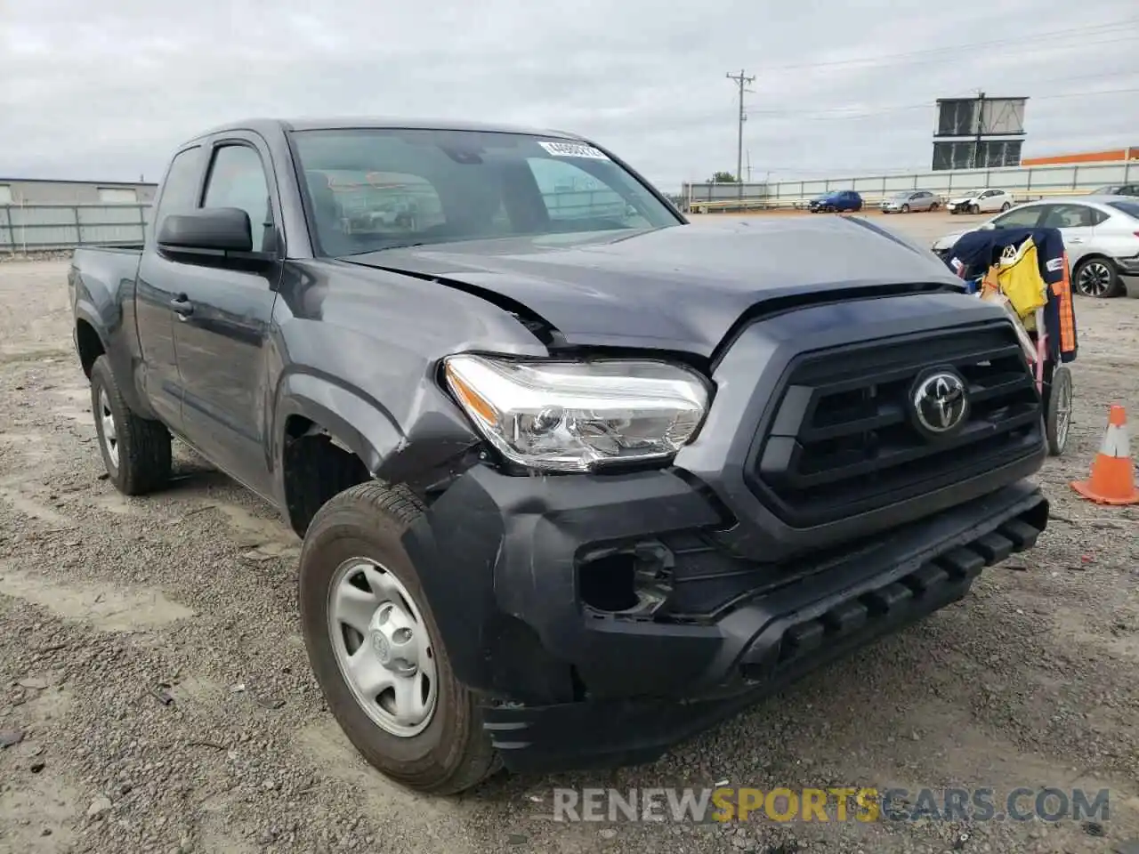 1 Photograph of a damaged car 5TFSX5EN0LX071779 TOYOTA TACOMA 2020