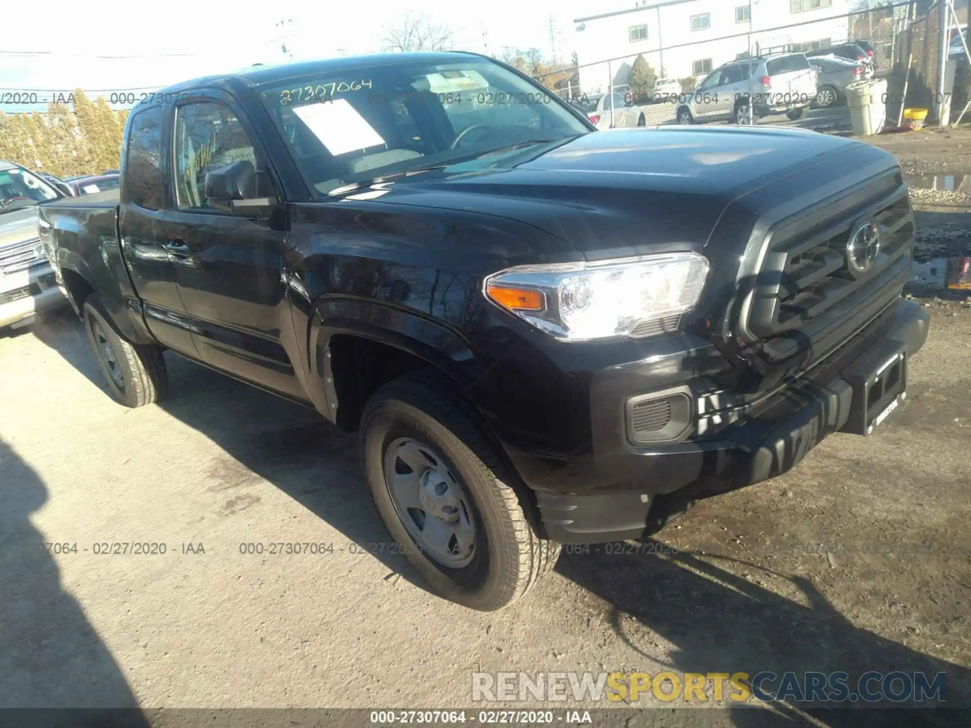 1 Photograph of a damaged car 5TFSX5EN1LX072374 TOYOTA TACOMA 2020