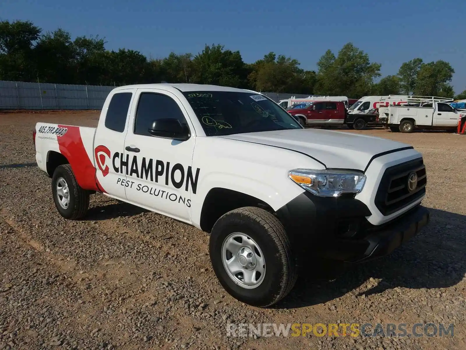 1 Photograph of a damaged car 5TFSX5EN1LX073007 TOYOTA TACOMA 2020