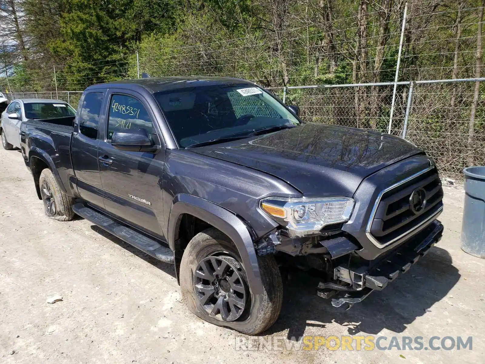 1 Photograph of a damaged car 5TFSX5EN3LX072022 TOYOTA TACOMA 2020