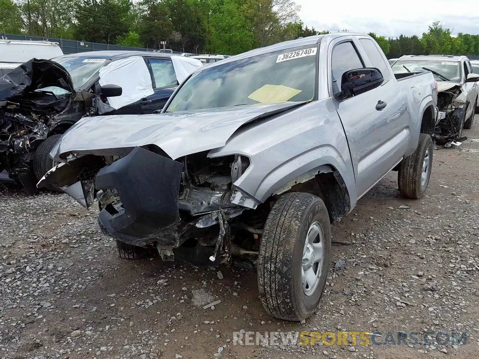 2 Фотография поврежденного автомобиля 5TFSX5EN3LX072635 TOYOTA TACOMA 2020